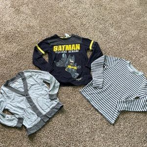 3 Long Sleeve Shirt Boys Bundle Size 7